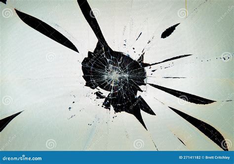 Broken Cracked Computer Screen Stock Photography Image 27141182