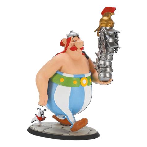 Plastoy Asterix Obelix Stack Of Helmets And Idefix PVC Figur Q3