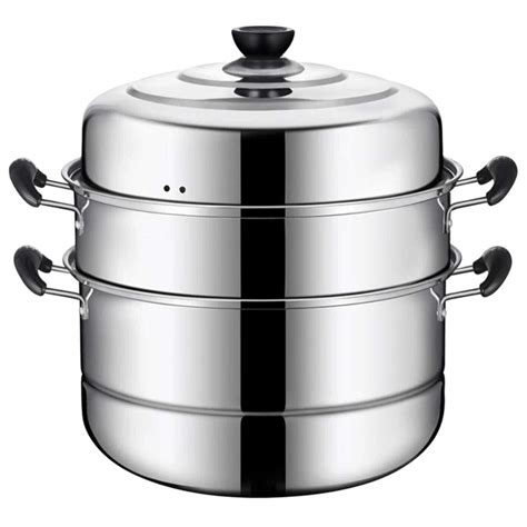 Buy Luxshiny Stainless Steel Steamer Pot Tier Food Steamer Pot