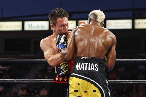 Photos Subriel Matias Breaks Down Stops Batyr Jukembayev Boxing News