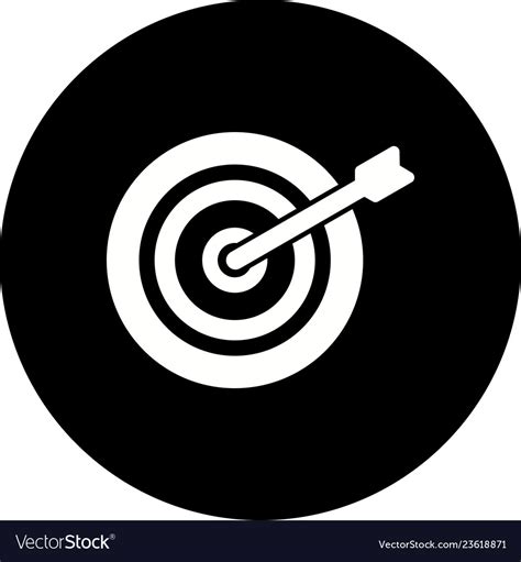 Bullseye icon Royalty Free Vector Image - VectorStock