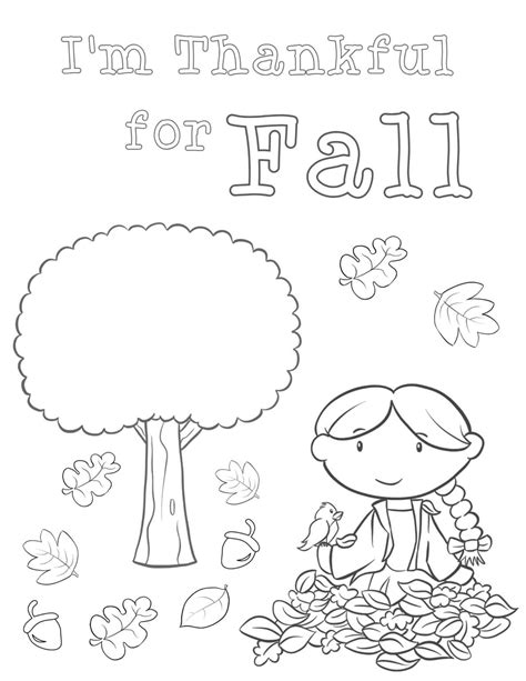 Free Christian Fall Coloring Pages