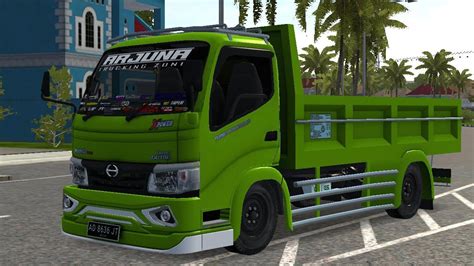 SHARE LIVERY MOD TRUCK HINO DUTRO NEW MANJA MOD BUSSID TERBARU YouTube