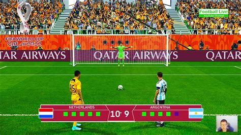 Netherlands Vs Argentina Penalty Shootout 14 Final Fifa World Cup Qatar 2022 Pes