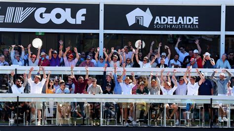 South Australia Sport Thousand Flock To First Day Of LIV Golf Event