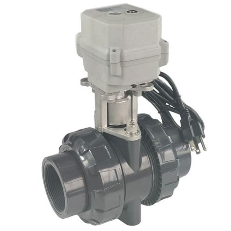 Kezhai Dream Dn40 Normally Open 110vac 230vac Motorized Ball Valve Pvc Electric Ball Valve