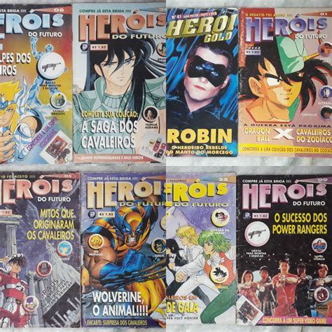 8 Revistas Heróis do Futuro Relíquia Antiguidades Shopee Brasil