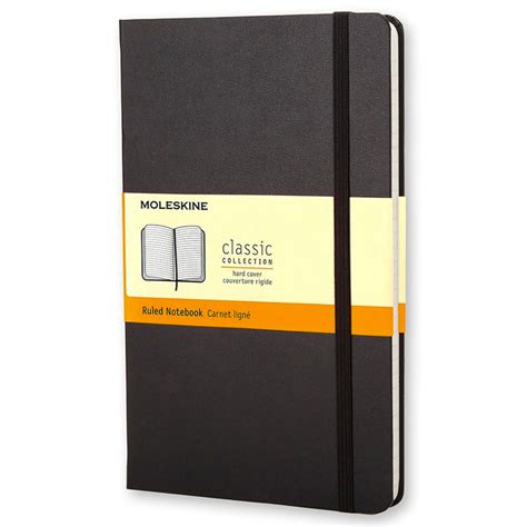 Moleskine Pocket Ruled Notebook Black Paper Tiger