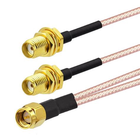 Getuscart Superbat Sma Splitter Cable Sma Male To Dual Sma Female