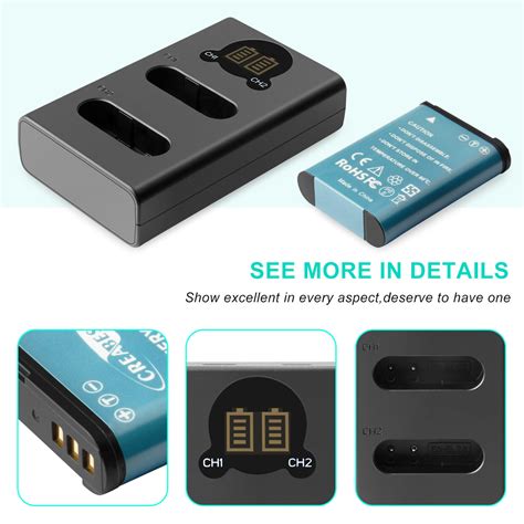 2 2500mAh EN EL23 Battery Charger For Nikon Coolpix P900 S810C B700