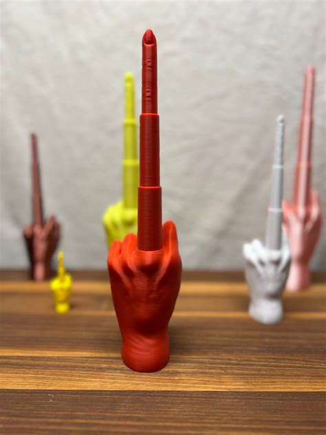 3d Printed Middle Finger Extendable Middle Finger Collapsing 3d Printed Middle Finger Tiktok