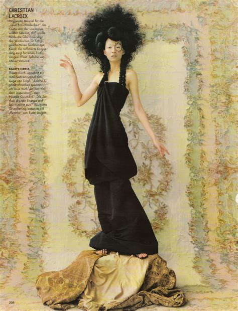 Vintage Ling Tan Editorial For Vogue Germany October 1997website Neyfie