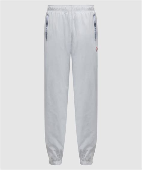 Casablanca Par Avion Shell Suit Track Pant White Sevenstore