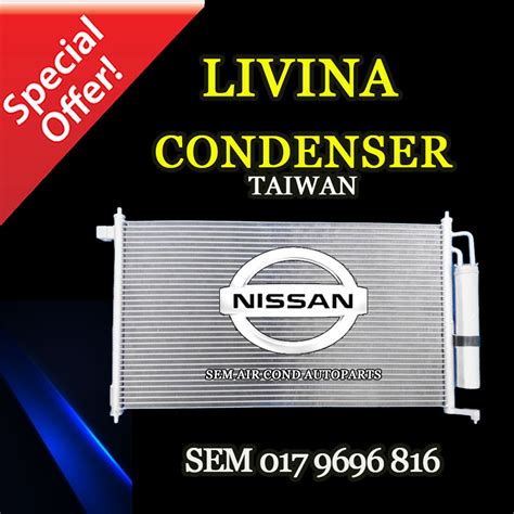 NISSAN LIVINA OEM TAIWAN NEW CONDENSER KONDENSER CAR AIRCOND SYSTEM