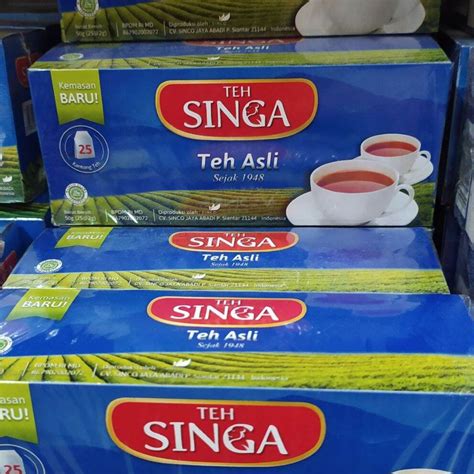 Teh Cap Singa 50 Gram Isi 25 Pcs Lazada Indonesia