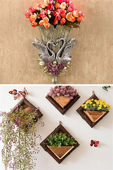 Picturesque, Trendy and Attractive Flower Wall Vases - Home Wall Art Decor