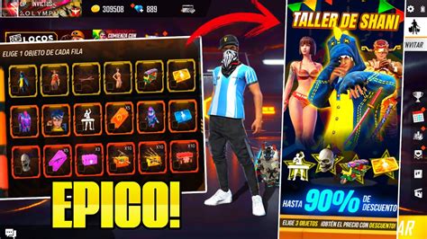 ASÍ FUNCIONA EL NUEVO EVENTO WEB TALLER DE SHANI EN FREE FIRE