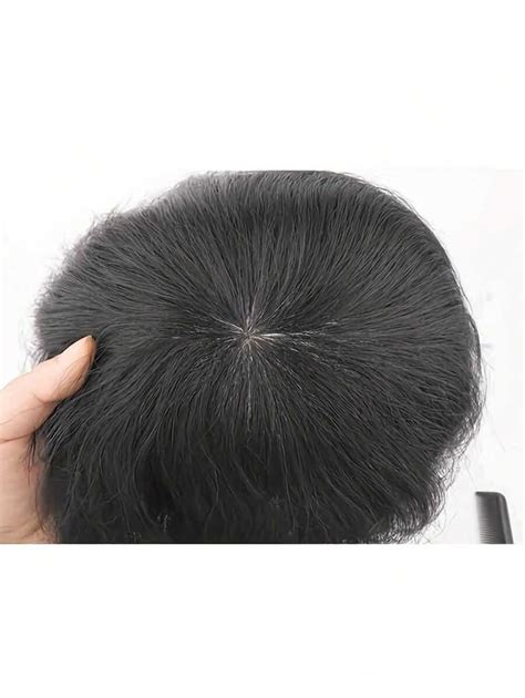 Toupet Homme En Cheveux Humains Avec Dentelle Et Pu Proth Se