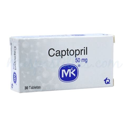 Captopril Genfar Mg X Tabletas