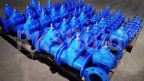 Din3352 F4 Pn10 Pn16 Pn25 Ductile Iron Non Rising Stem Double Flanged