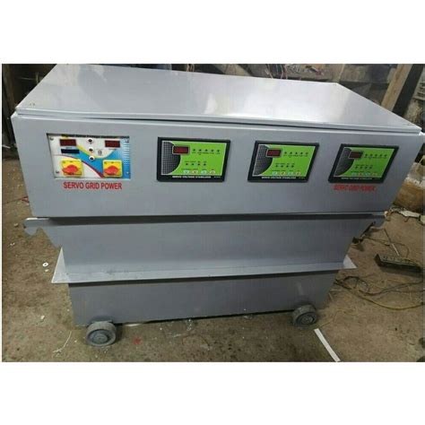 Dg Power Three Phase 100 Kva Servo Voltage Stabilizer For Industrial