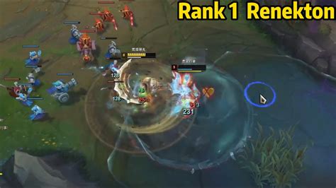 Rank 1 Renekton Buffed Renekton Is SO BROKEN Now YouTube