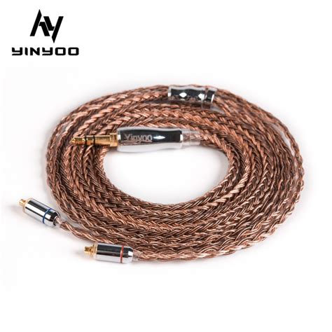 Yinyoo 16 Core High Purity Copper Cable MMCX 2PIN QDC TFZ FOR KZ ZS10