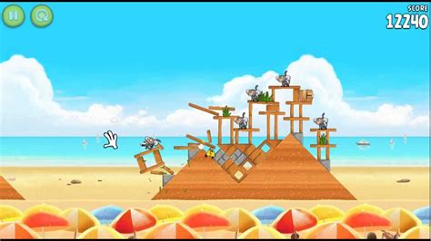 Angry Birds Rio Golden Beach Ball 12 All Stars Walkthrough YouTube