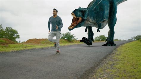 T Rex Chase Jurassic World Dinosaur Fan Club YouTube