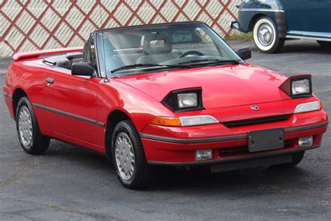 No Reserve 15k Mile 1991 Mercury Capri Xr2 Turbo 5 Speed For Sale On