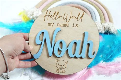 Welcome To The World Plaque Baby Announcement Pregnancy Reveal