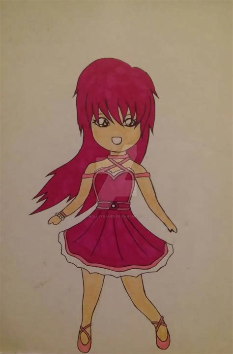 Pink Chibi Design By Hollykramer On Deviantart