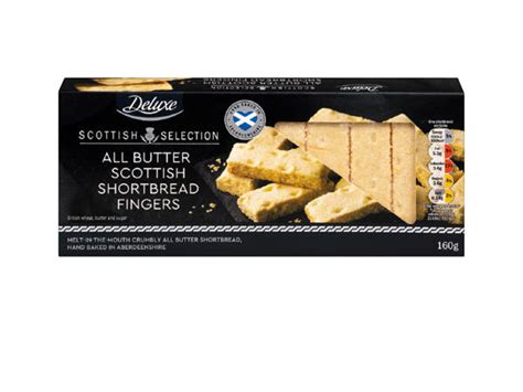 Deluxe All Butter Scottish Shortbread Fingers Lidl — Great Britain Specials Archive