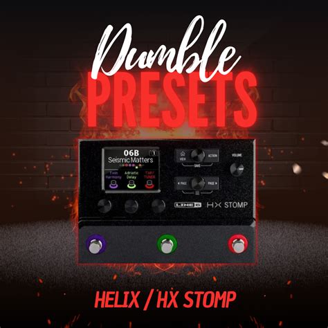 Dumble Presets Helix Hx Stomp Robson Guimar Es Hotmart