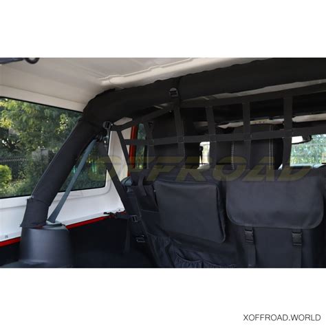 Filet D Isolation Du Coffre Avec Des Sacs Noir Jeep Wrangler JK JL