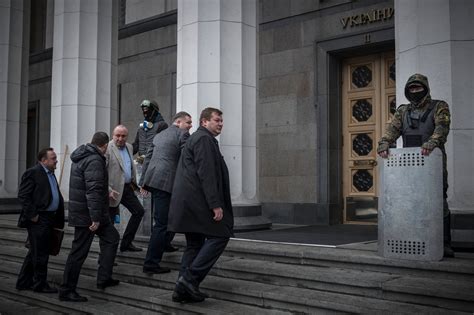 Archrival Is Freed As Ukraine Leader Flees The New York Times