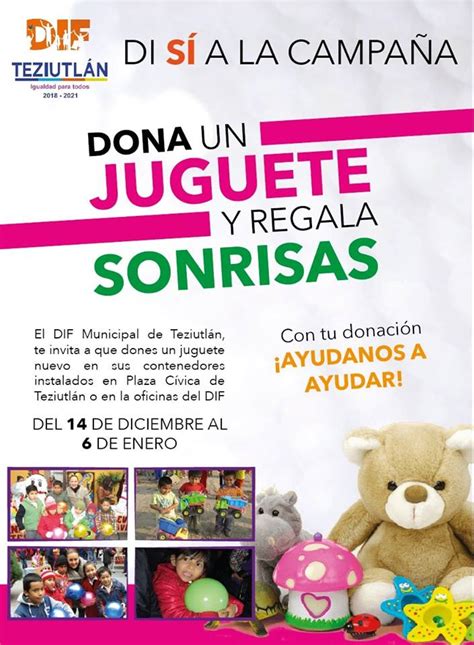 Contin A La Campa A Para La Donar Juguetes En Teziutl N