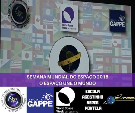 Associados Exoss Promovem O Tema Da Semana Mundial Do Espa O Exoss