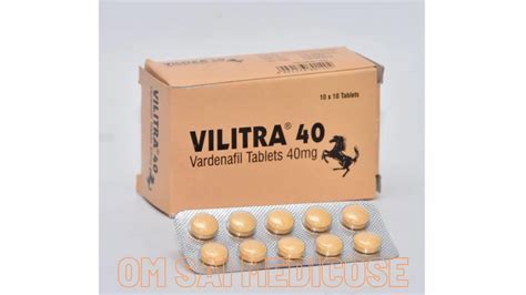 Vilitra Vardenafil 40 Mg Tablets At Rs 150stripe Levitra Tablet In