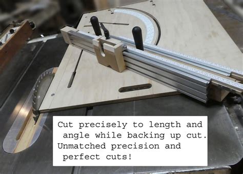Uni Sled Table Saw Cross Cut Sled System Plan Etsy
