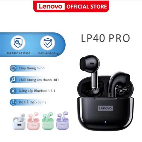 Tai Nghe Bluetooth Lenovo Lp40 Prolp40 Không Dây Bluetooth 51 Shopee Việt Nam