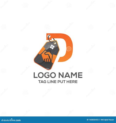 D LETTER DEAL LOGO DESIGN TEMPLATE Stock Vector - Illustration of ...