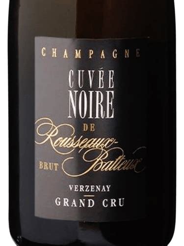 Rousseaux Batteux Cuvée Noire Brut Champagne Grand Cru Verzenay