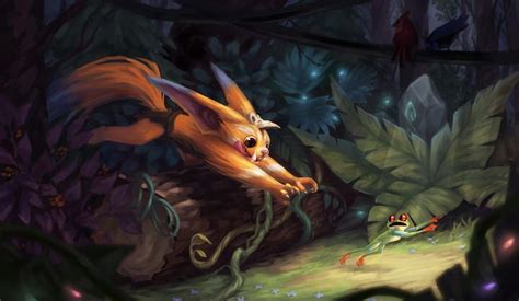 Artstation Gnar Natalia Blank League Of Legends Natalia Artwork