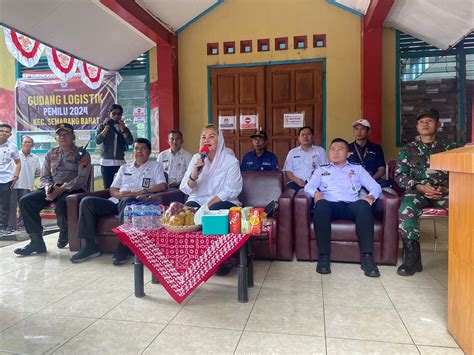 Kesiapan Dan Keamanan Pemilu Forkopimda Kota Semarang Tinjau Gudang