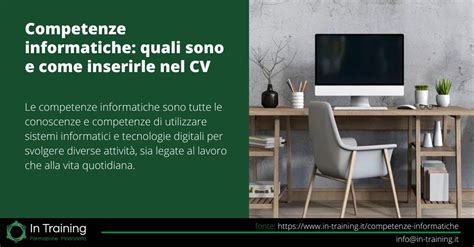 Competenze Informatiche Come Inserirle Nel Cv In Training Corsi Di