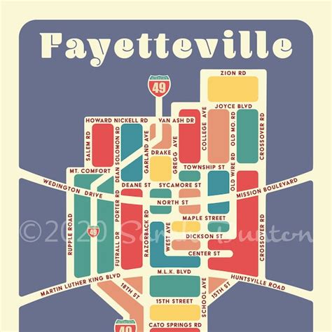 Fayetteville Arkansas - Etsy