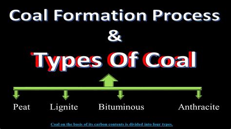 Types Of Coal How Coal Is Formed Step By Step Coal Formation