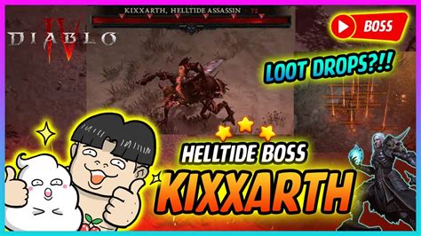 Diablo Iv World Boss Hell Tide Krixxarth Loot Drops Youtube