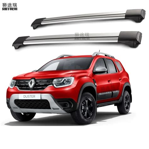 Pcs Roof Bars For Dacia Dustrt Aluminum Alloy Side Bars